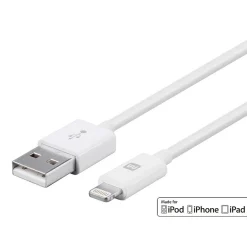 Select Series Apple® MFi Certified Lightning™ to USB Charge & Sync Cable, 10ft White<Monoprice Online