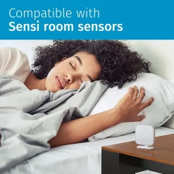 Emerson Sensi Touch 2 Smart Programmable Wi-Fi Thermostat, Works with Alexa, Black Beveled Edge (ST76)