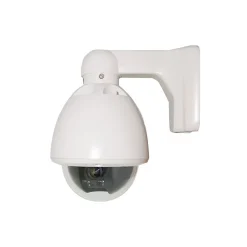 SeqCam SEQ7601 Wired Dome Security Camera, Vandal-/Weatherproof, White