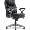 Office Chairs*Serta AIR Bonded Leather Executive Chair, Black (CHR200100)