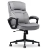 Office Chairs*Serta Comfort Classic Ergonomic Velvet Fabric Swivel Executive Chair, Gray (CCHR10005A)