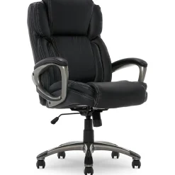 Ergonomic Chairs*Serta Garret Ergonomic Bonded Leather Swivel Executive Office Chair, (43520A) Midnight Black