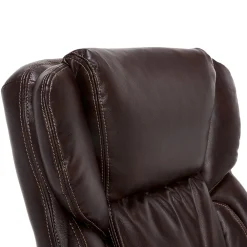 Ergonomic Chairs*Serta Garret Ergonomic Bonded Leather Swivel Executive Chair, (CHR200090) Biscuit Brown