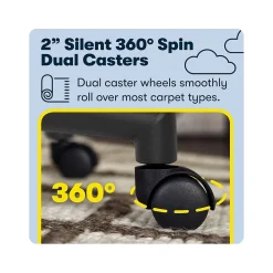 Ergonomic Chairs*Serta Hannah I Ergonomic Bonded Leather Swivel Executive Chair, (43670H) Cognac