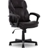 Ergonomic Chairs*Serta Manager's Office Chair, Puresoft® Faux Leather, Roasted Chestnut Brown (43669OSS)