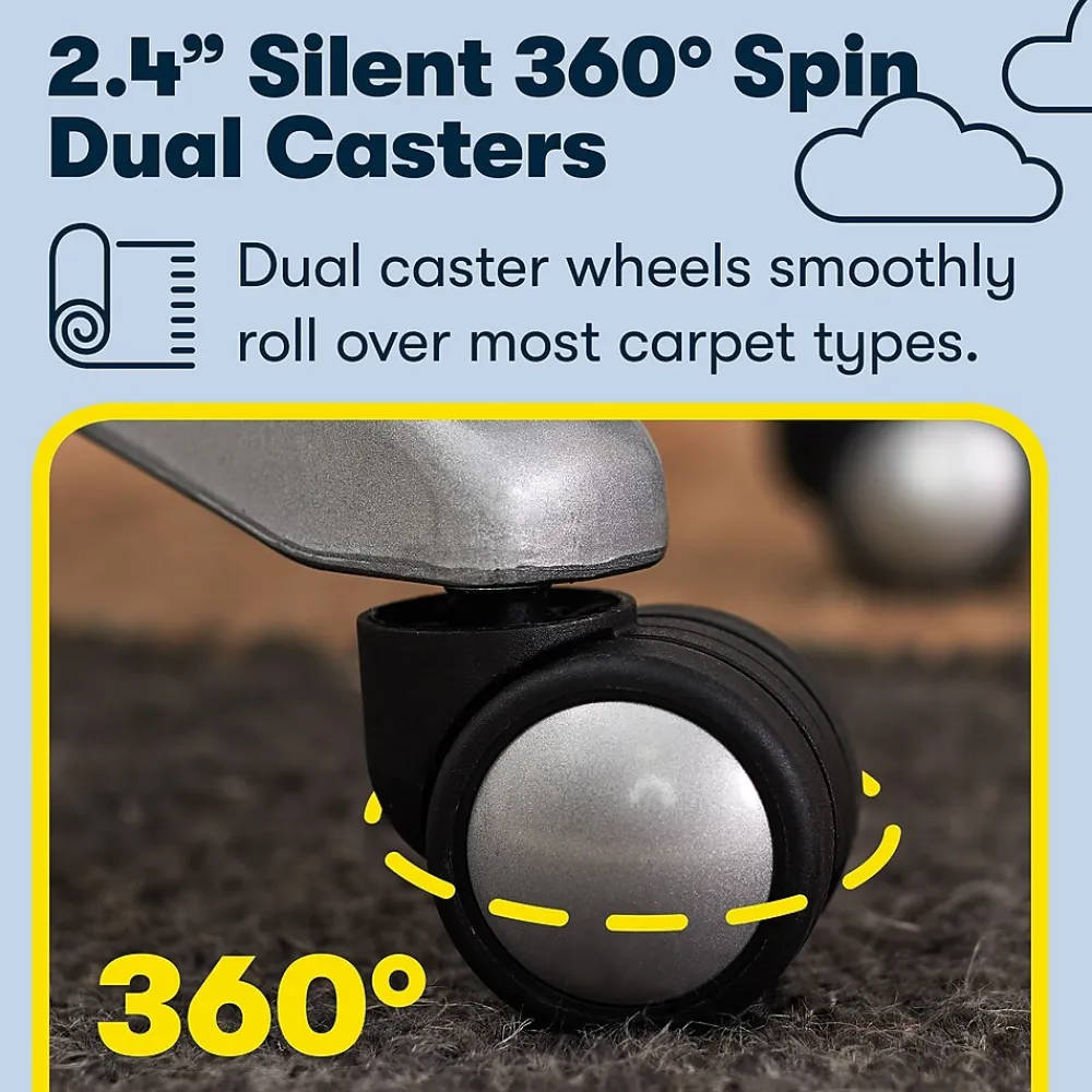 Office Chairs*Serta Works Bryce Ergonomic Bonded Leather Swivel Executive Chair, (43807B) Cream