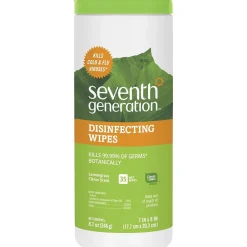 Disinfecting Wipes, Lemon Scent, 35 Wipes/Container (22812)<Seventh Generation Hot