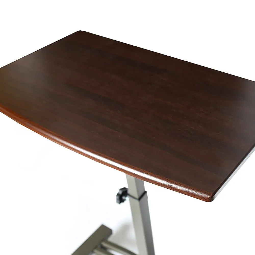 Standing Desks*Seville Classics 33"H Adjustable Standing Workstation, Walnut (WEB162)