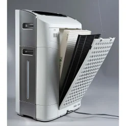 Sharp 245 CFM Plasmacluster HEPA Console Air Purifier, 3-Speed, White (KC-860U)
