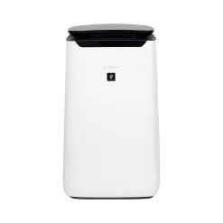 Sharp Plasmacluster True HEPA Console Air Purifier, 3-Speed, White/Black (FX-J80UW)