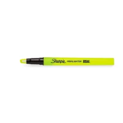 Highlighters|Sharpie Clear View Highlighter, Chisel Tip, Yellow, 3/Pack (1950745/2128217)