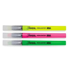 Highlighters|Sharpie Clear View Highlighter, Chisel Tip, Assorted, 3/Pack (1950748/2128214)