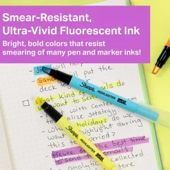 Highlighters|Sharpie Clear View Highlighter, Chisel Tip, Assorted, 8/Pack (1971843)