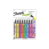Highlighters|Sharpie Clear View Highlighter, Chisel Tip, Assorted, 8/Pack (1966798/2128218)