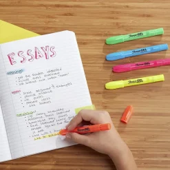 Highlighters|Sharpie Gel Stick Highlighter, Bullet Tip, Assorted, 5/Pack (1803277)