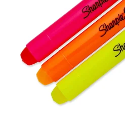 Highlighters|Sharpie Gel Stick Highlighter, Bullet Tip, Assorted Colors, 3/Pack (1780475)