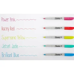 Markers|Sharpie Glam Pop Permanent Markers, Ultra Fine Tip, Assorted, 24/Pack (1949558)