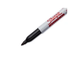 Markers|Sharpie Industrial Permanent Markers, Fine Tip, Black, Dozen (13601A)