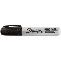 Markers|Sharpie King Size Permanent Marker, Chisel Tip, Black (15001A)