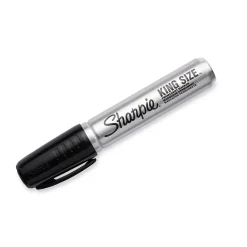 Markers|Sharpie King Size Tank Permanent Marker, Chisel Tip, , 12/Pack (15001A) Black