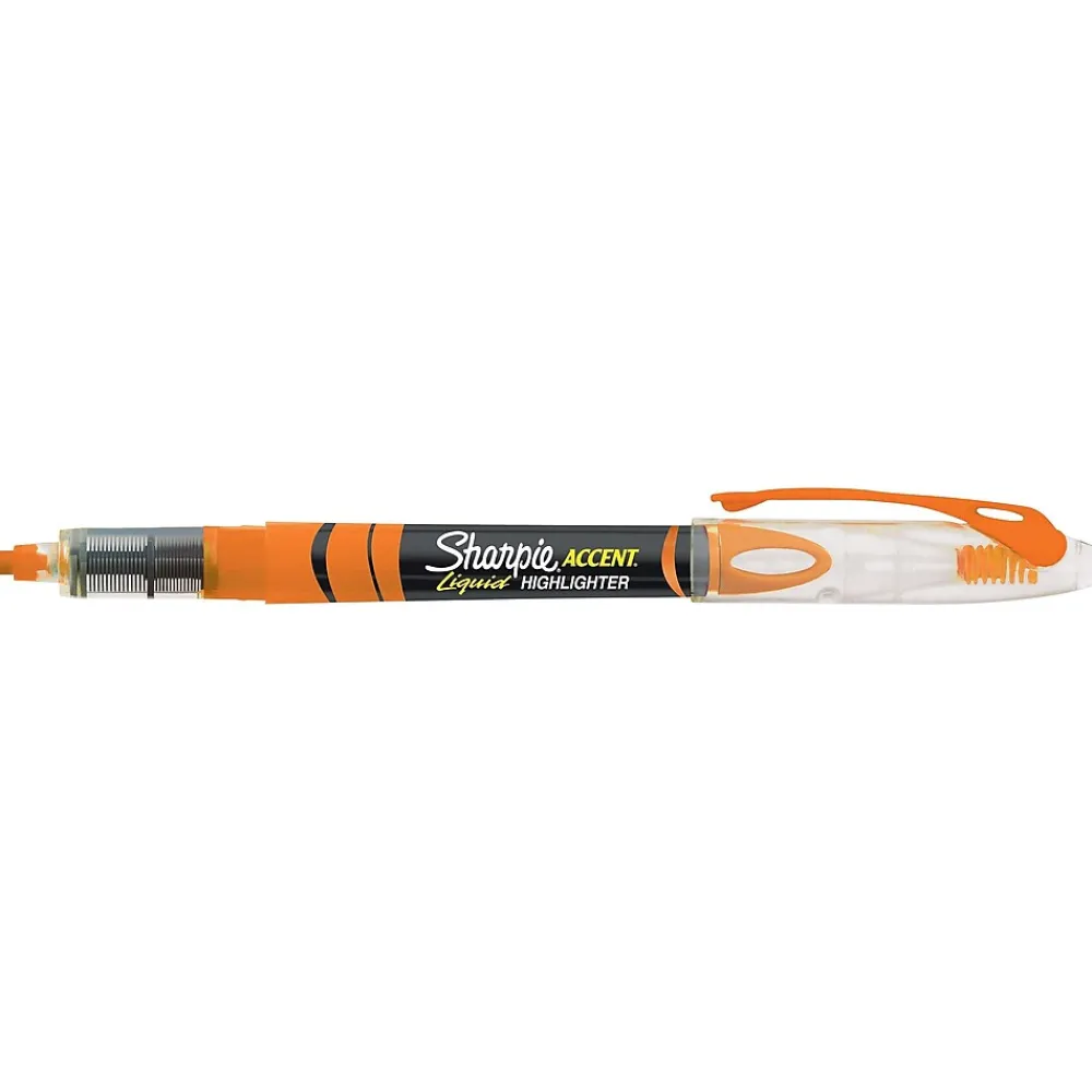 Highlighters|Sharpie Liquid Highlighter, Chisel Tip, Orange (1754466)