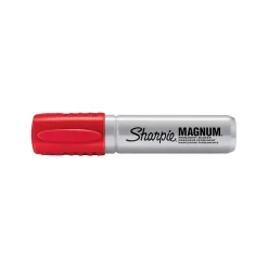 Markers|Sharpie Magnum Permanent Marker, XL Chisel Tip, Red (44002)
