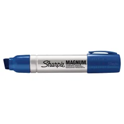 Markers|Sharpie Magnum Permanent Marker, XL Chisel Tip, Blue (44003)