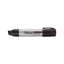 Markers|Sharpie Magnum Tank Permanent Marker, Chisel Tip, Black, 12/Pack (44001A)