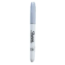 Markers|Sharpie Metallic Permanent Marker, Fine Point, Silver, 12/Pack (19365-PK12)