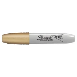 Markers|Sharpie Metallic Permanent Markers, Chisel Tip, Silver/Gold/Bronze, 3/Pack (2089609)