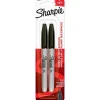 Markers|Sharpie Permanent Marker, Fine Tip, Black Ink, 2/Pack (30162)