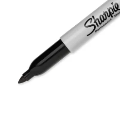 Markers|Sharpie Permanent Marker, Fine Tip, Black Ink, 2/Pack (30162)