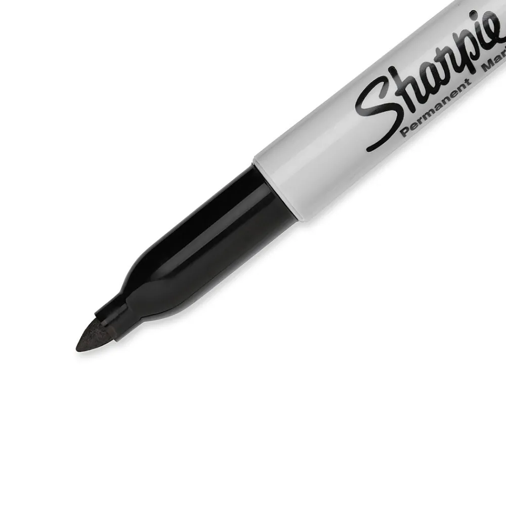 Markers|Sharpie Permanent Marker, Fine Tip, Black Ink, 2/Pack (30162)