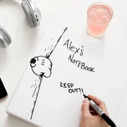 Markers|Sharpie Permanent Marker, Fine Tip, , 5/Pack (30665) Black