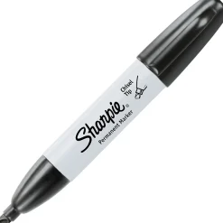 Markers|Sharpie Permanent Marker, Chisel Tip, (38201) Black