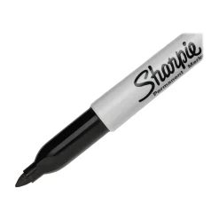 Markers|Sharpie Permanent Marker, Fine Tip, Black (30001)