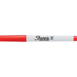 Markers|Sharpie Permanent Marker, Ultra Fine Tip, Red (37002)