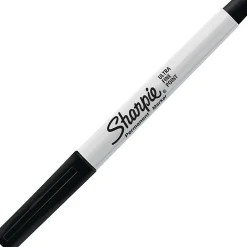 Markers|Sharpie Permanent Marker, Ultra Fine Tip, Black (37121)