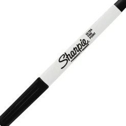 Markers|Sharpie Permanent Marker, Ultra Fine Tip, Black (37121)