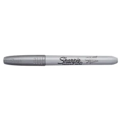Markers|Sharpie Permanent Marker, Fine Tip, Metallic Silver, 36/Pack (9597)