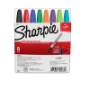 Markers|Sharpie Permanent Marker, Fine Tip, Assorted, 8/Pack (30078)