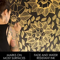 Markers|Sharpie Permanent Markers, Fine Tip, Assorted Metallic, 6/Pack (2029678) Assorted Metallics NEW