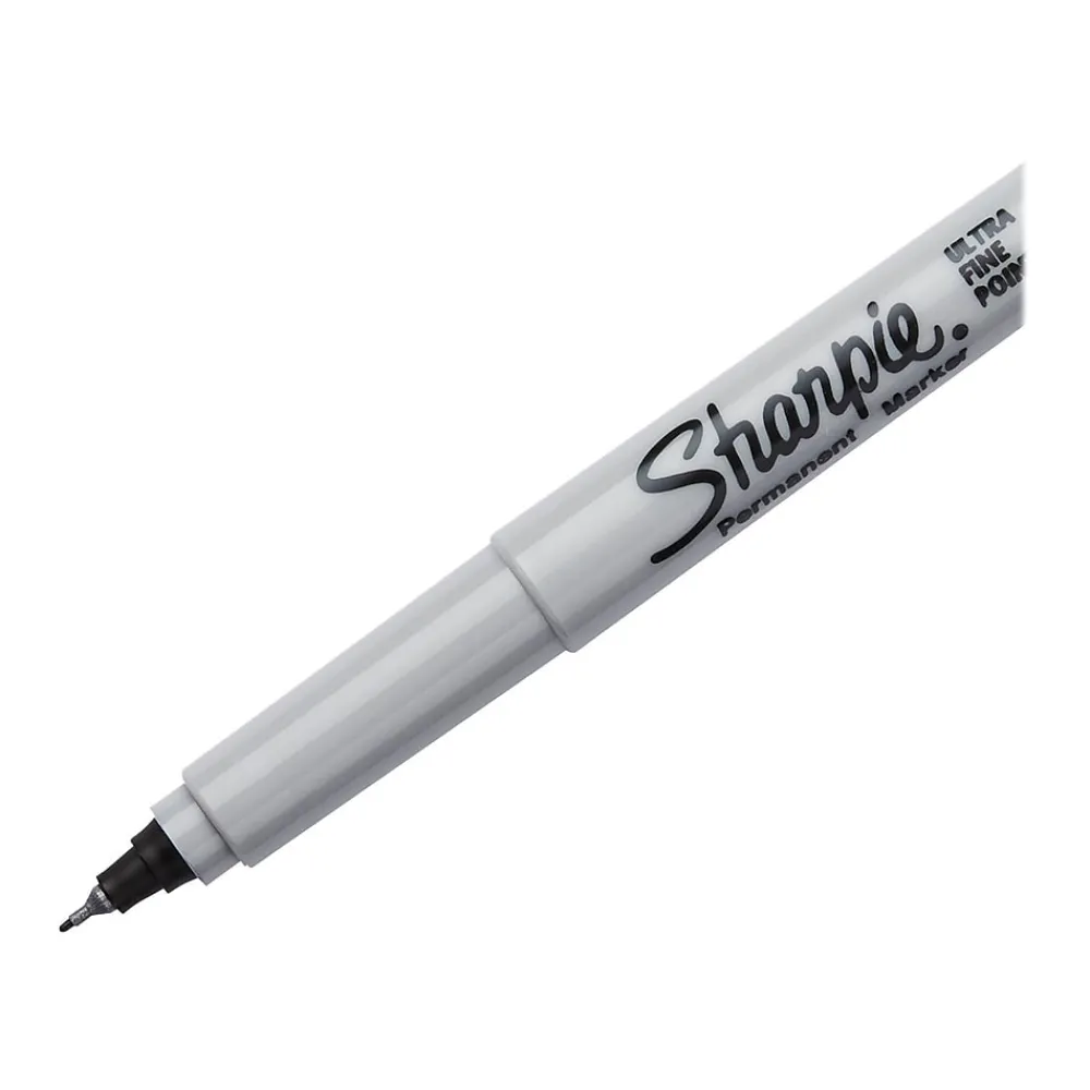 Markers|Sharpie Permanent Markers, Ultra Fine Tip, Black, 36/Pack (2082960)