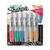 Markers|Sharpie Permanent Markers, Chisel Tip, Assorted Metallic, 6/Pack (2089634)