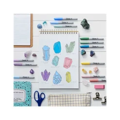 Markers|Sharpie Permanent Markers, Fine Tip, Mystic Gem Assorted Inks, 5/Pack (2136773)