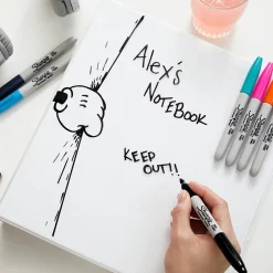 Markers|Sharpie Permanent Markers, Fine Tip, , 12/Pack (30008) Purple