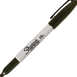 Markers|Sharpie ® Permanent Markers, Fine Tip, Black (30051)