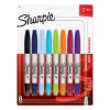 Markers|Sharpie Permanent Markers, Twin Tip, Assorted, 8/Pack (33861)