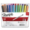 Markers|Sharpie Permanent Markers, Ultra Fine Tip, Assorted, 24/Pack (75847)