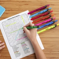 Highlighters|Sharpie Retractable Highlighter, Chisel Tip, Assorted, 5/Pack (28175PP)